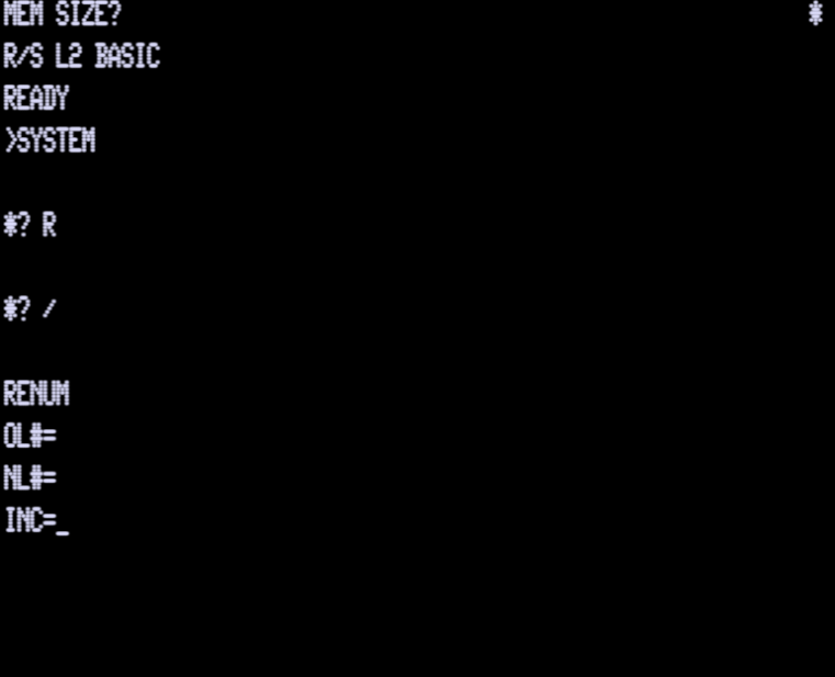 Screen shot